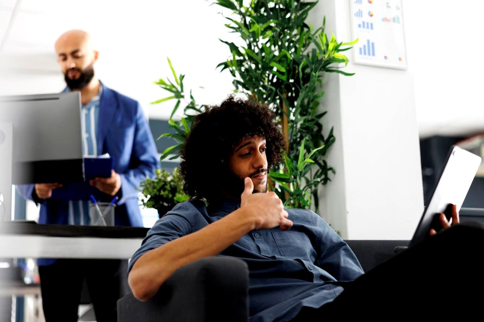 Client consultation session discussing budget strategies